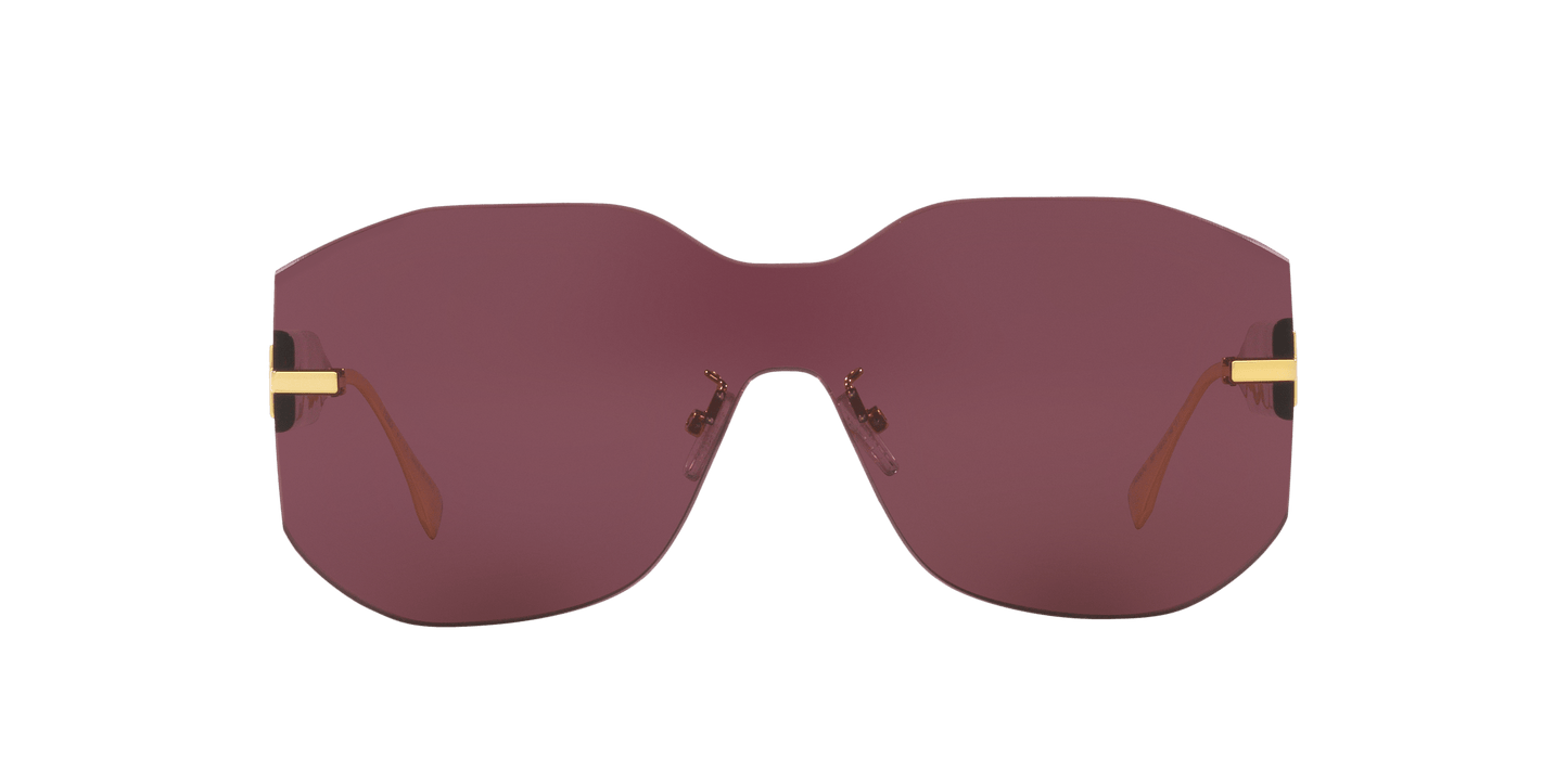 Fendi Gold-Purple Sunglasses | FENDI Fendigraphy FE40067U Gold-Purple