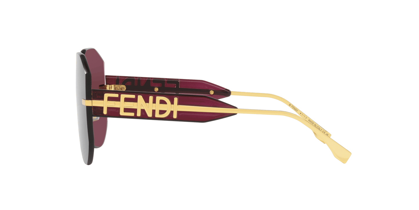 Fendi Gold-Purple Sunglasses | FENDI Fendigraphy FE40067U Gold-Purple