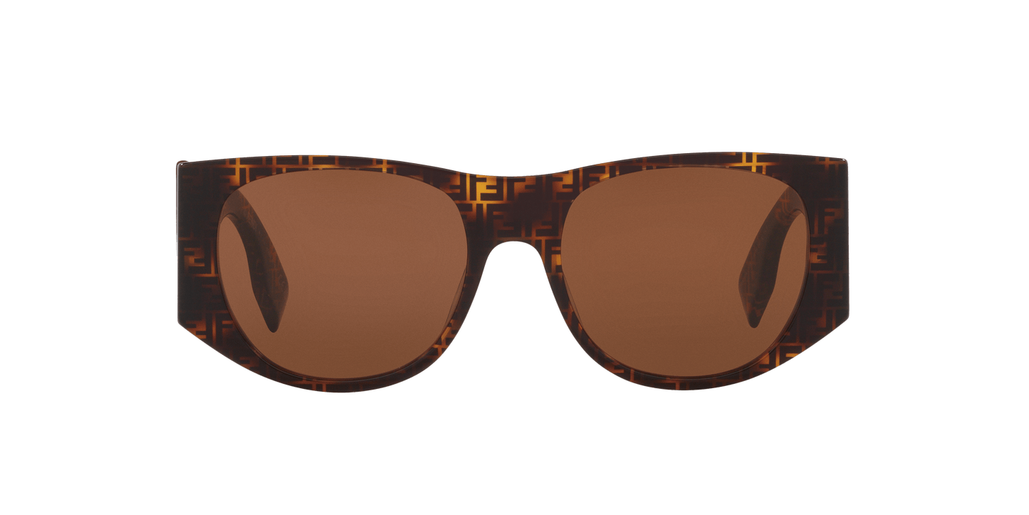 Fendi Tortoise-Brown Sunglasses | FENDI Baguette FE40109I Tortoise-Brown