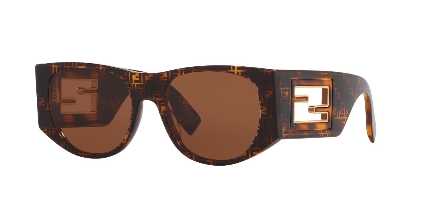 Fendi Tortoise-Brown Sunglasses | FENDI Baguette FE40109I Tortoise-Brown