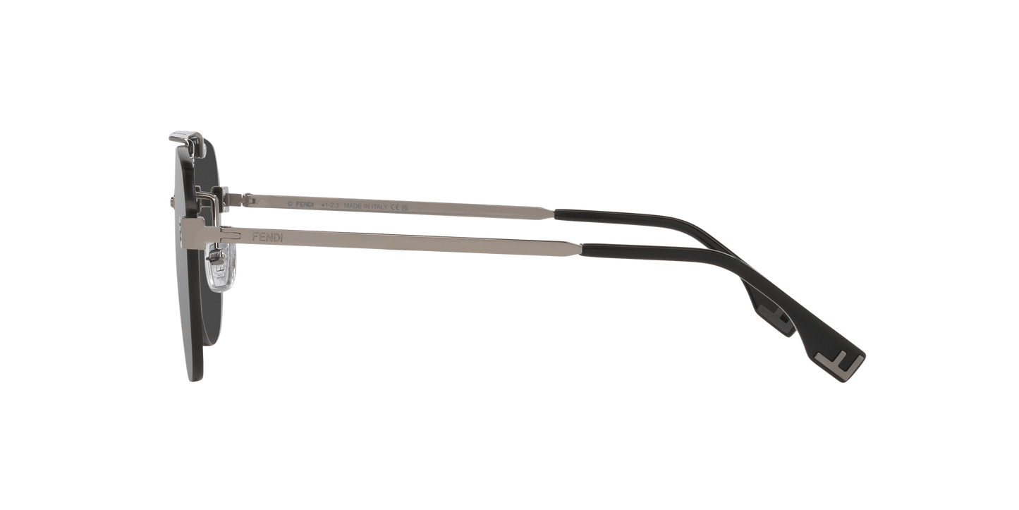 משקפי שמש של פנדי אפור בהיר-אפור | FENDI Sky Fe40115U Grey Light-Grey