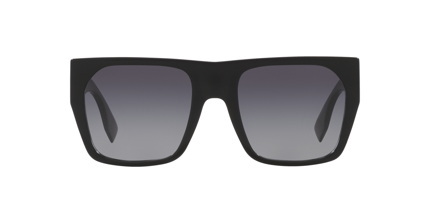 Fendi Baguette Fe40124I Black Shiny-Grey Sunglasses