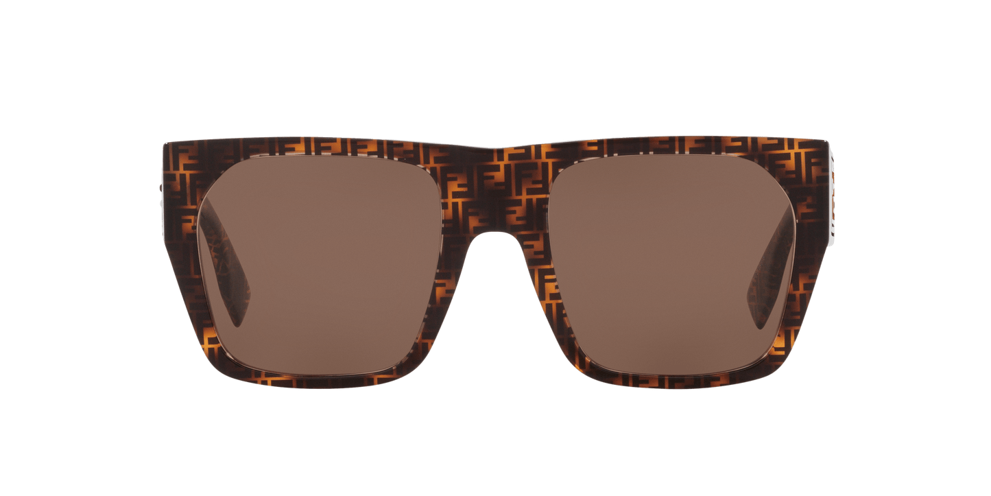 Fendi Tortoise-Brown Sunglasses | FENDI Baguette Fe40124I Tortoise-Brown