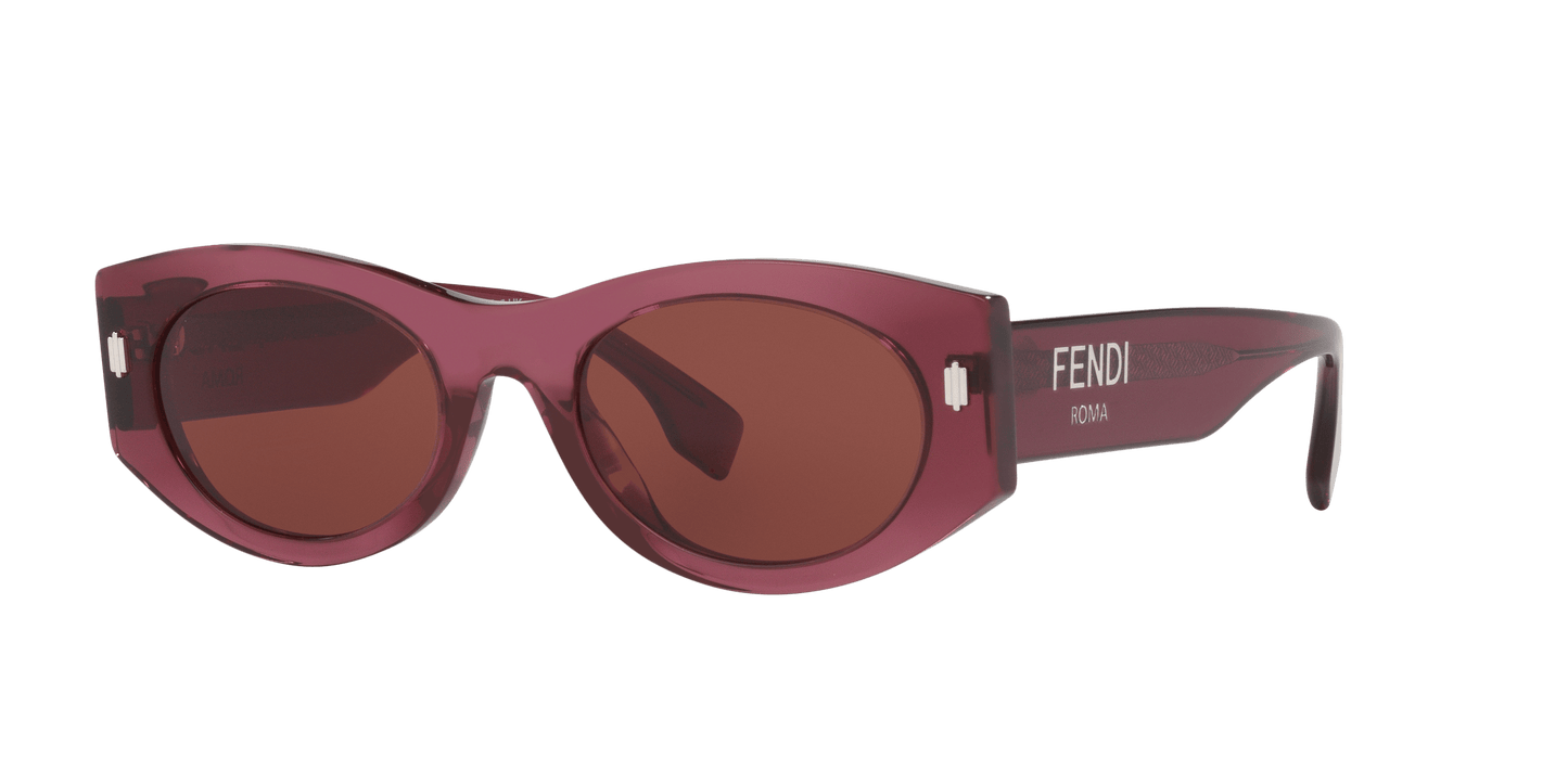 Fendi Roma Fe40125I Purple Shiny-Red Sunglasses