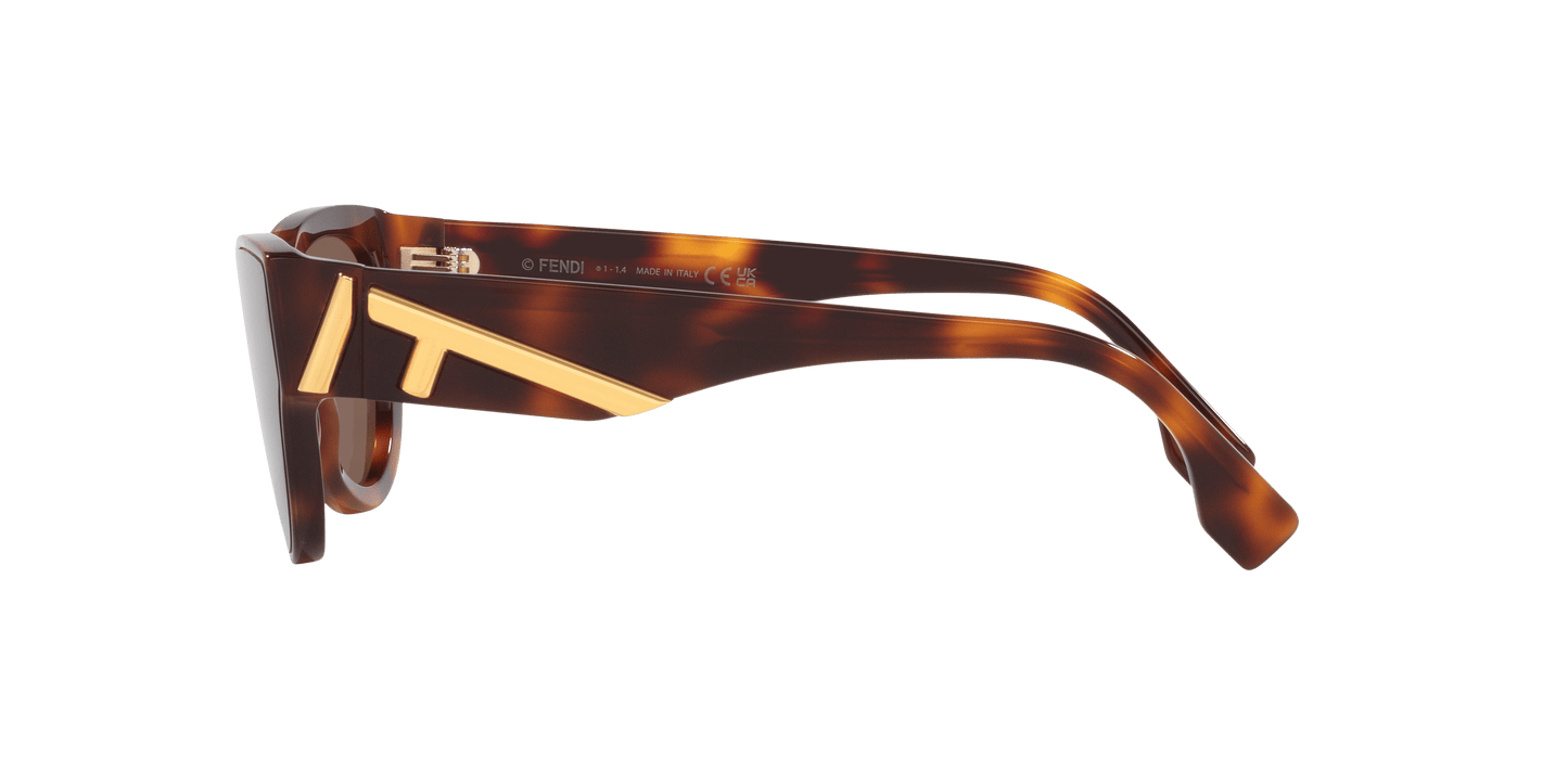 משקפי שמש פנדי צב בלונד-חום | FENDI First Fe40135I Tortoise Blonde-Brown