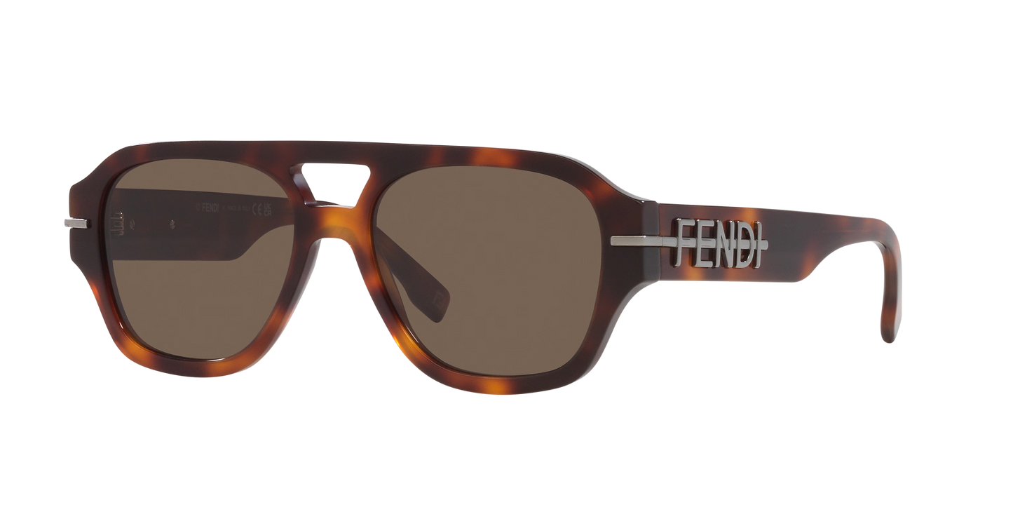Fendi Sunglasses Tortoise-Brown | FENDI Fendigraphy FE40130I Tortoise-Brown