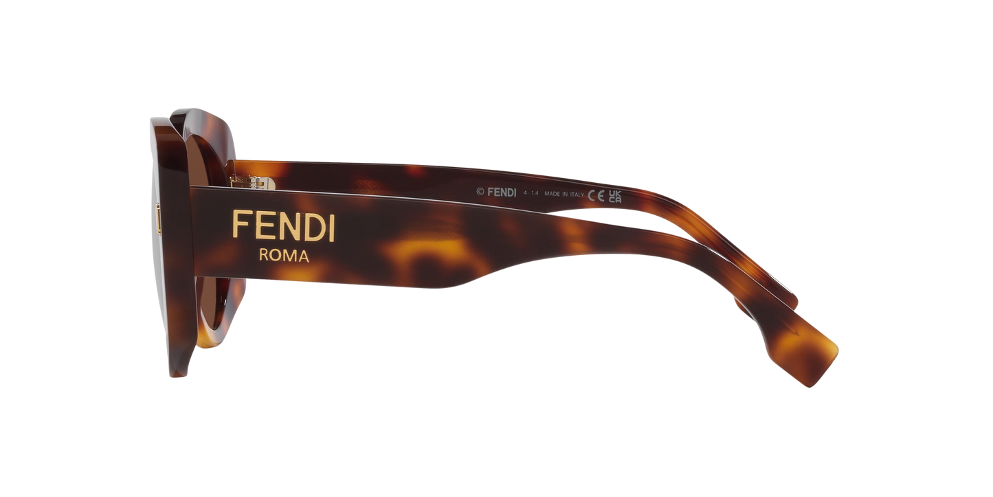 Fendi Roma Sunglasses Tortoise-Brown | FENDI Fendi Roma FE40137I Tortoise-Brown