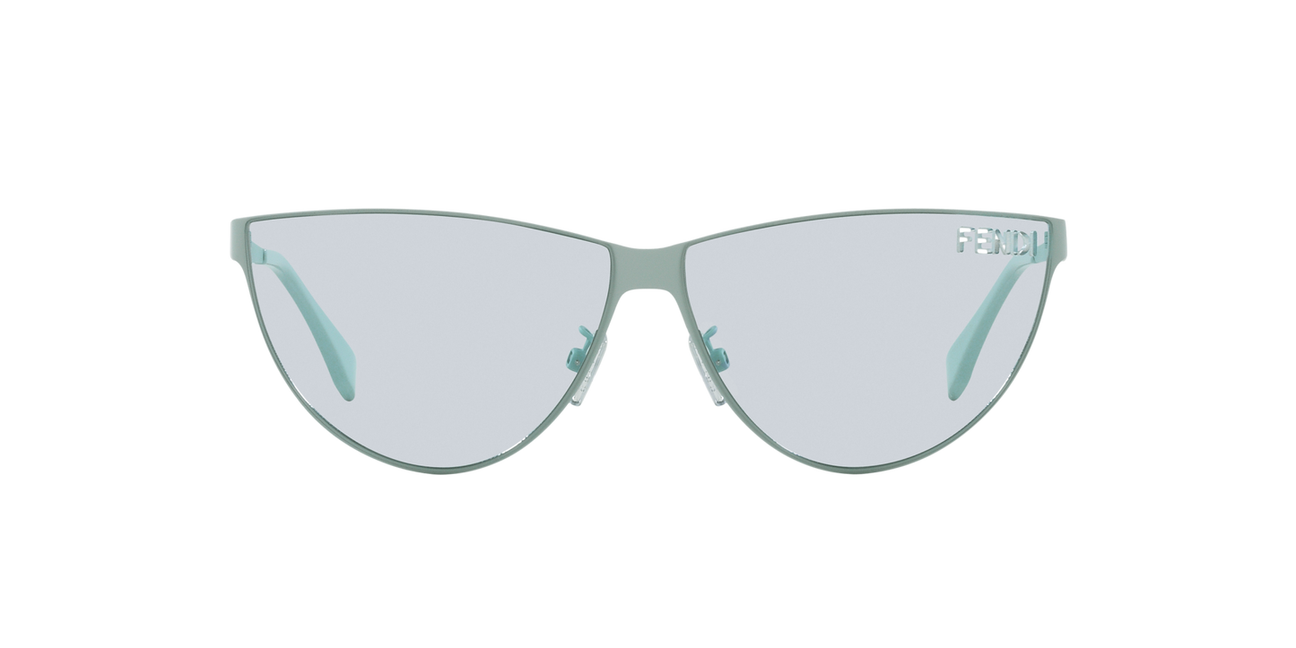 Fendi Blue-Blue Sunglasses | FENDI Fendi Cut Out FE40138U Blue-Blue