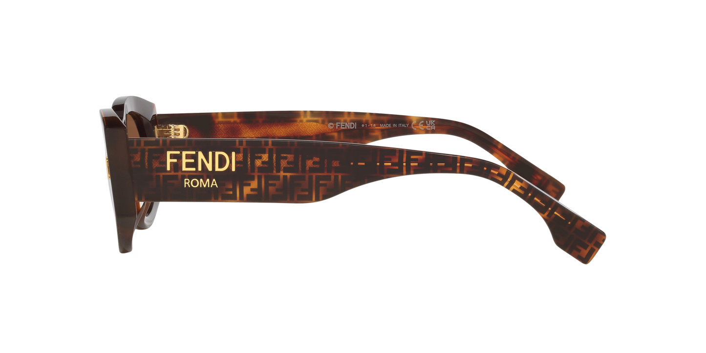 Fendi Tortoise-Brown Sunglasses | FENDI FE40125I Tortoise-Brown