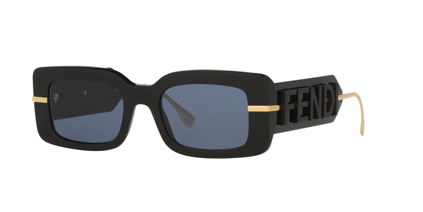 Fendi Sunglasses Black-Blue | FENDI FE40133I Black-Blue