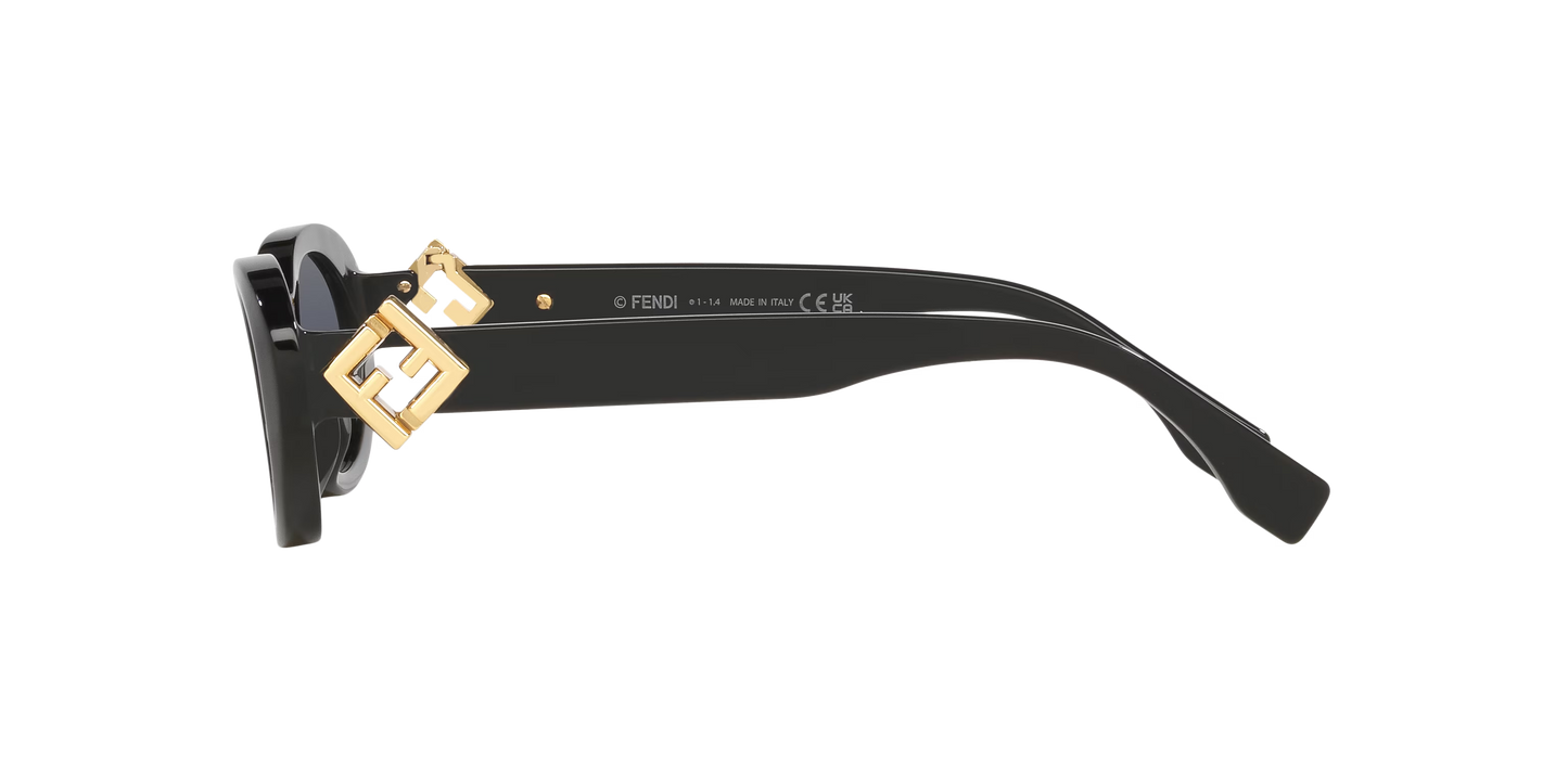 משקפי שמש פנדי שחור-כחול | FENDI FE40140U Black-Blue