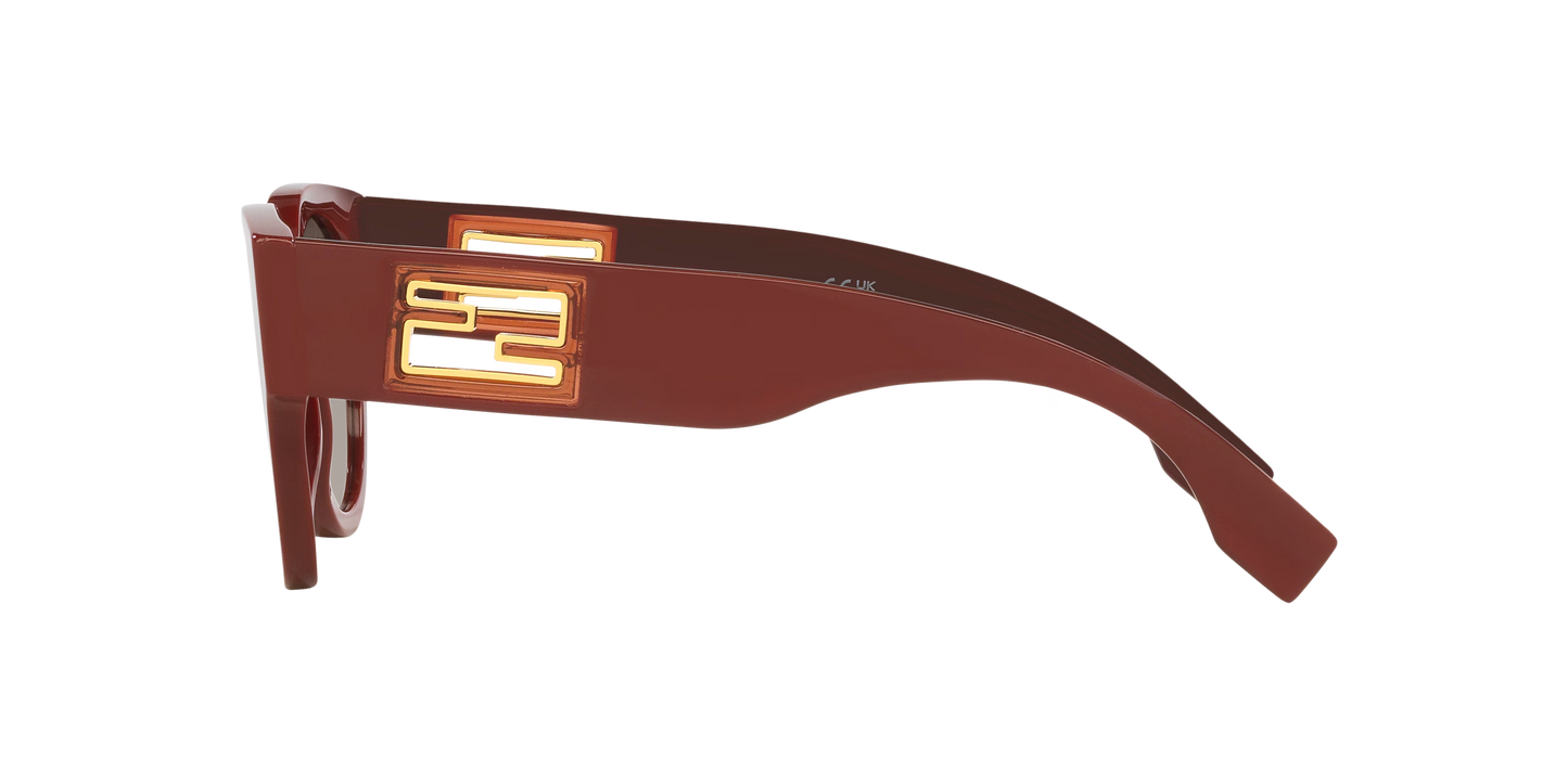 Fendi Red-Brown Sunglasses | FENDI FE40147I Red-Brown