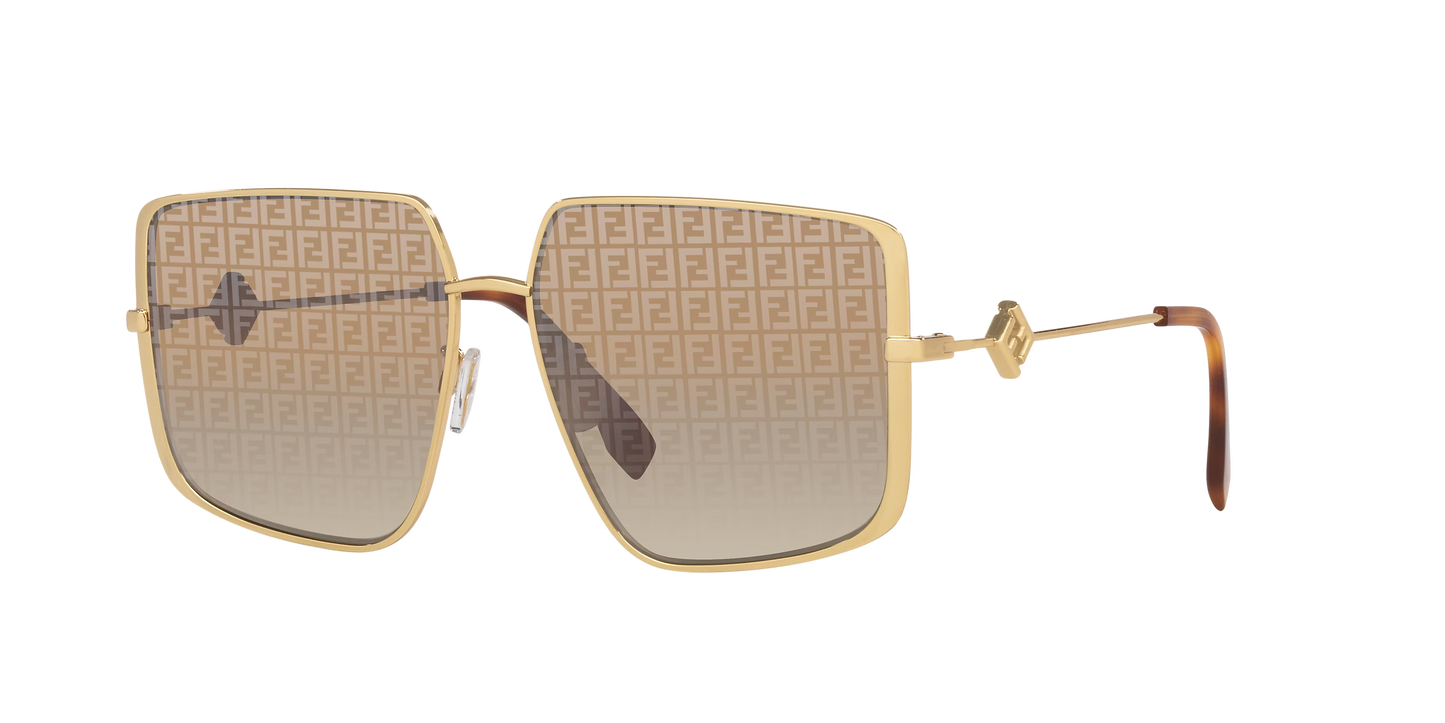 משקפי שמש פנדי זהב-אפור | FENDI FE40148U Gold-Grey