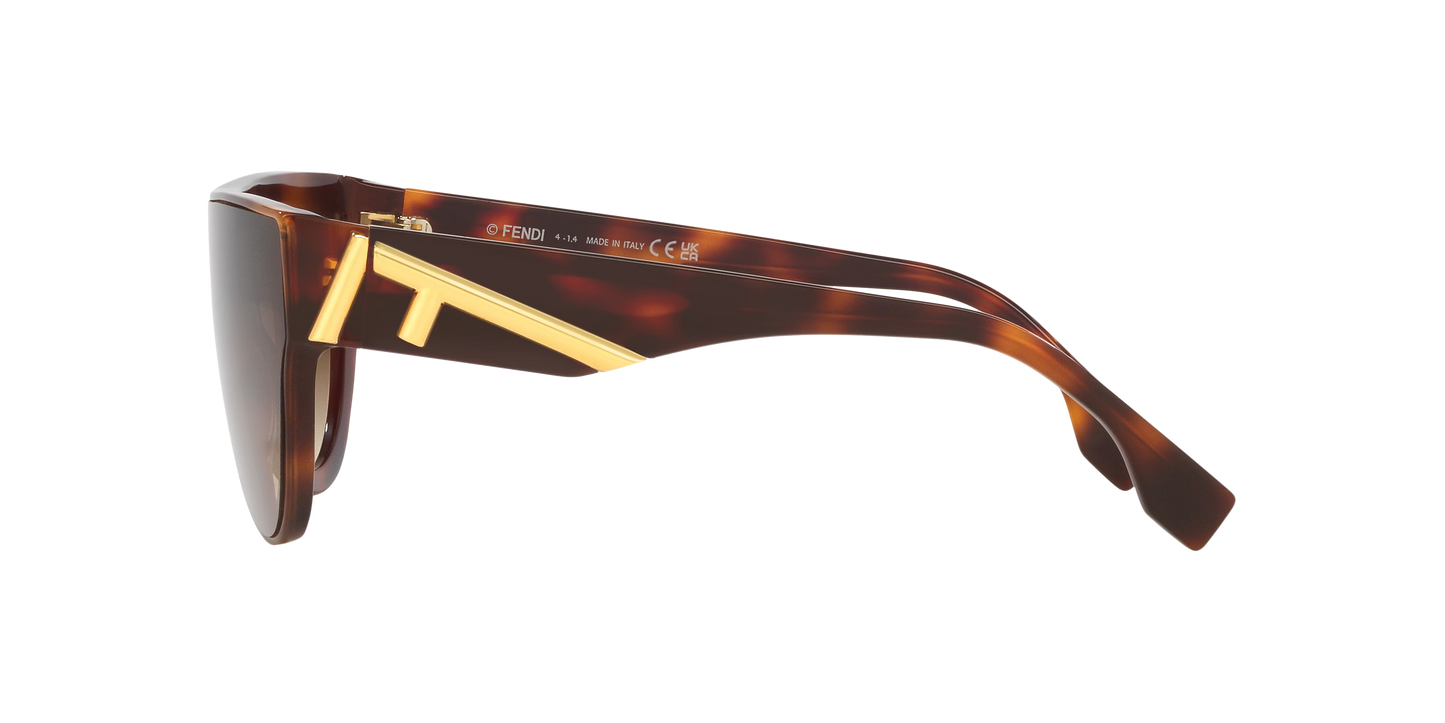 Fendi Tortoise-Brown Sunglasses | FENDI FE40150I Tortoise-Brown