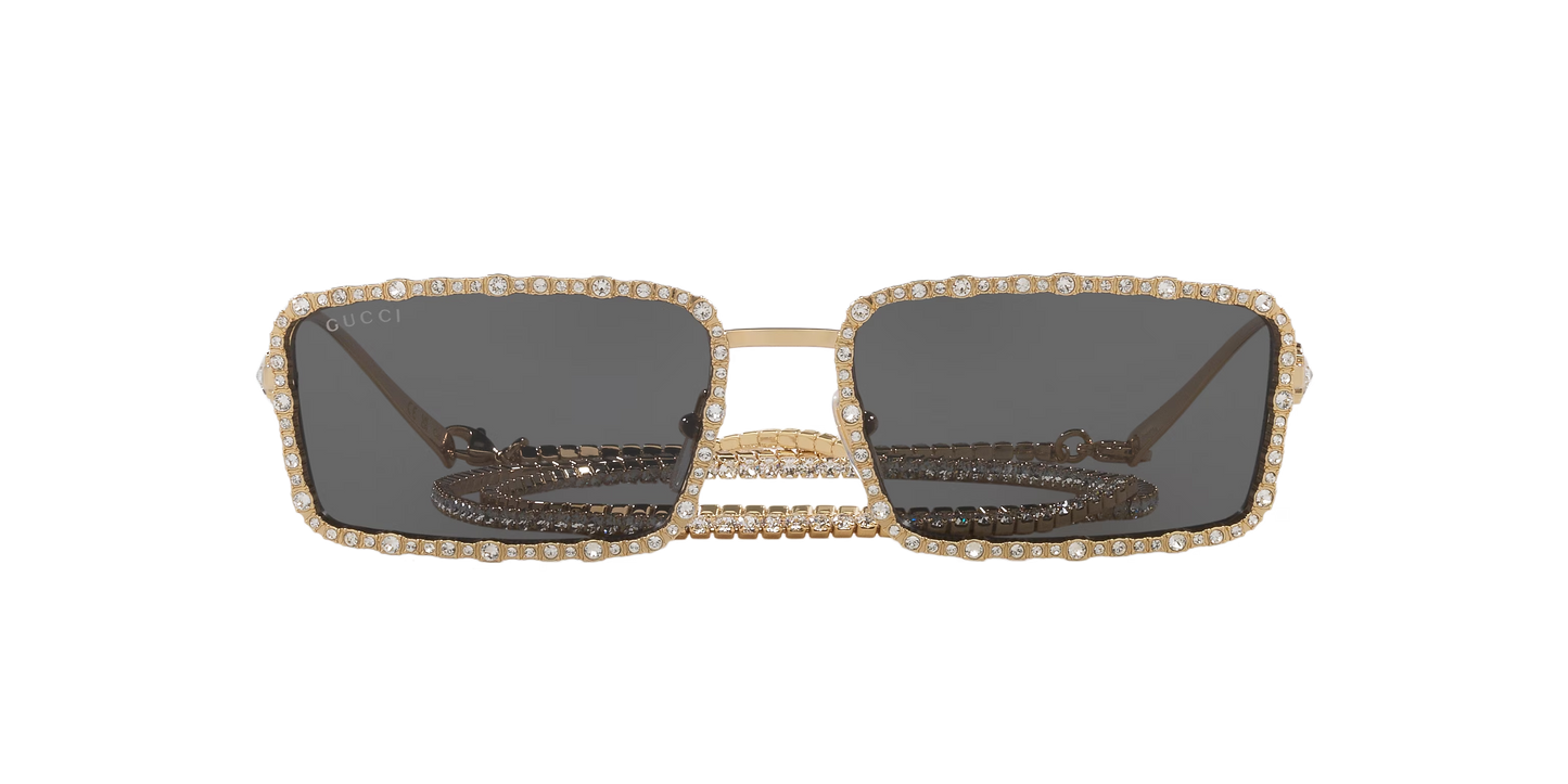 משקפי שמש של גוצ'י זהב-אפור | GUCCI GG1568S Gold-Grey