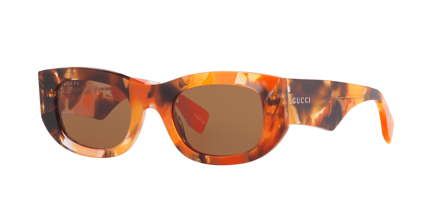 משקפי שמש של גוצ'י כתום-חום | GUCCI GG1627S Orange-Brown