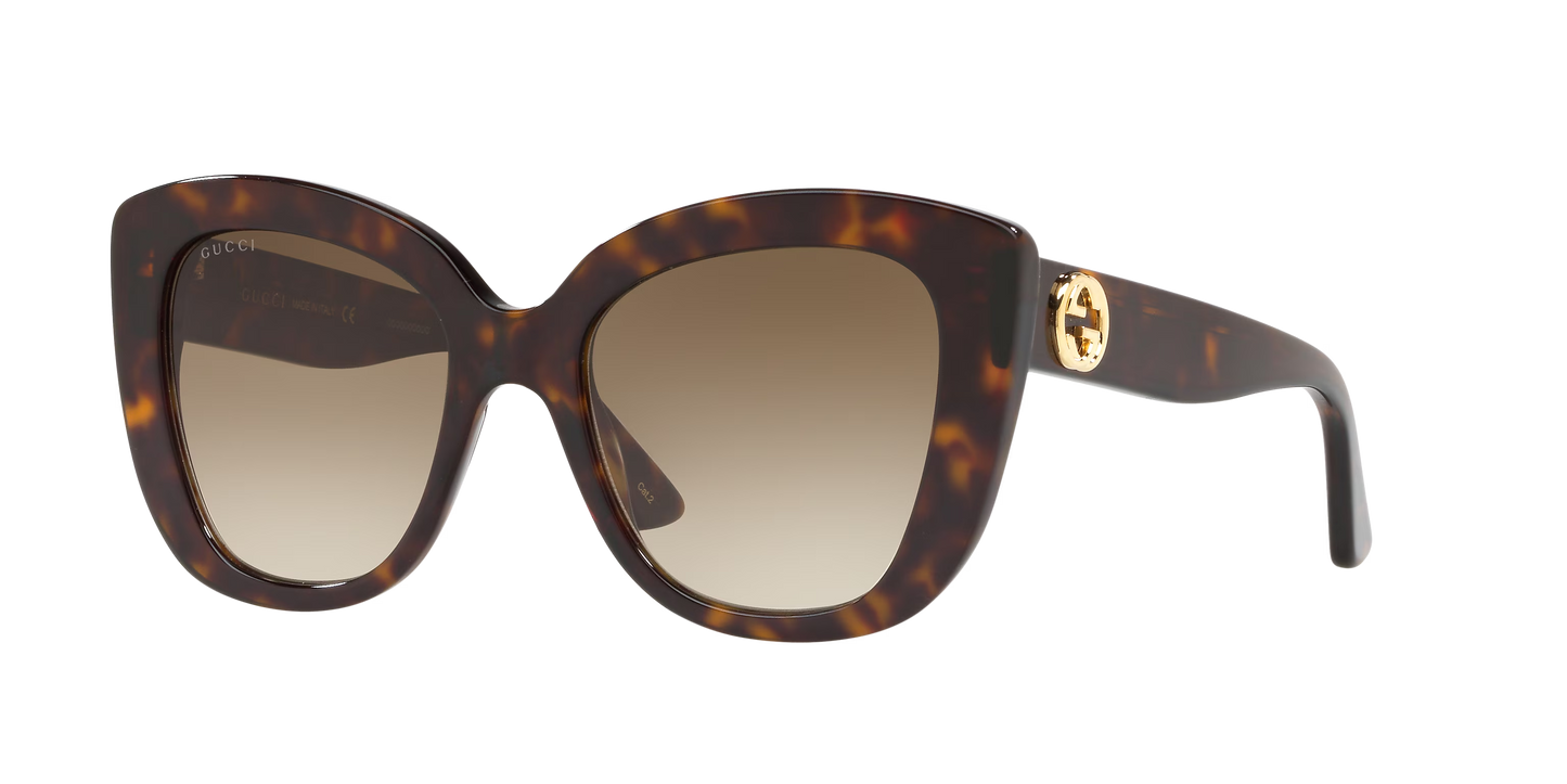 Gucci Tortoise-Brown Sunglasses | GUCCI GG0327S Tortoise-Brown