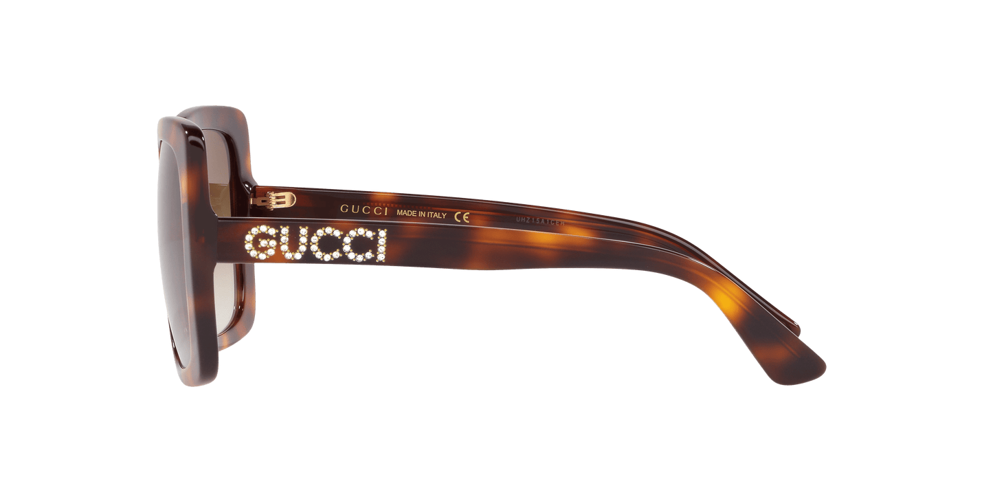 Gucci Sunglasses Tortoise-Brown Gradient | GUCCI GG0418S Tortoise-Brown Gradient