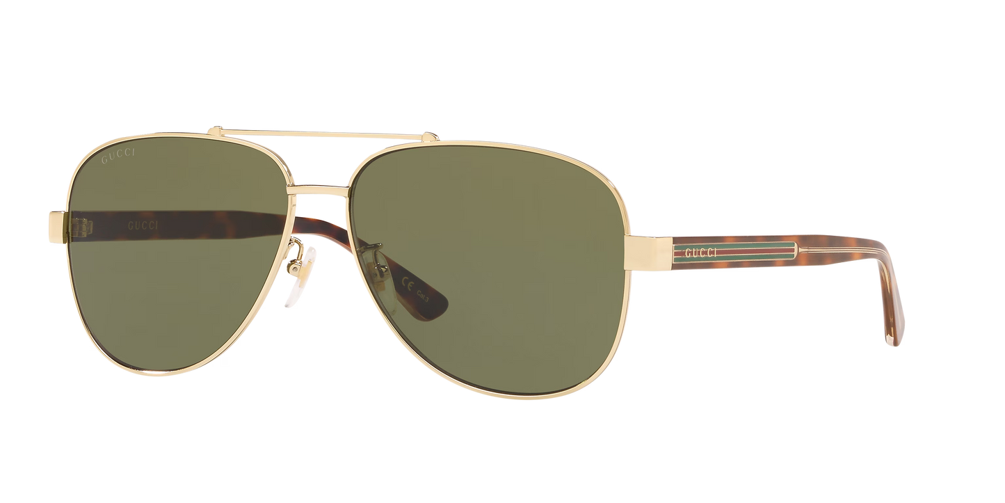משקפי שמש של גוצ'י ורוד-ירוק | GUCCI GG0528S Pink-Green