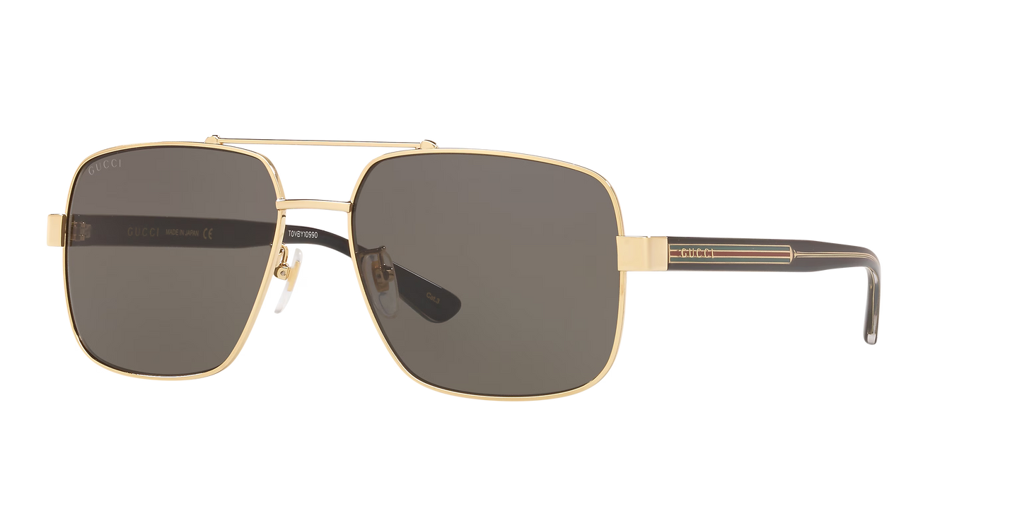 Gucci Gold-Grey Sunglasses | GUCCI GG0529S Gold-Grey