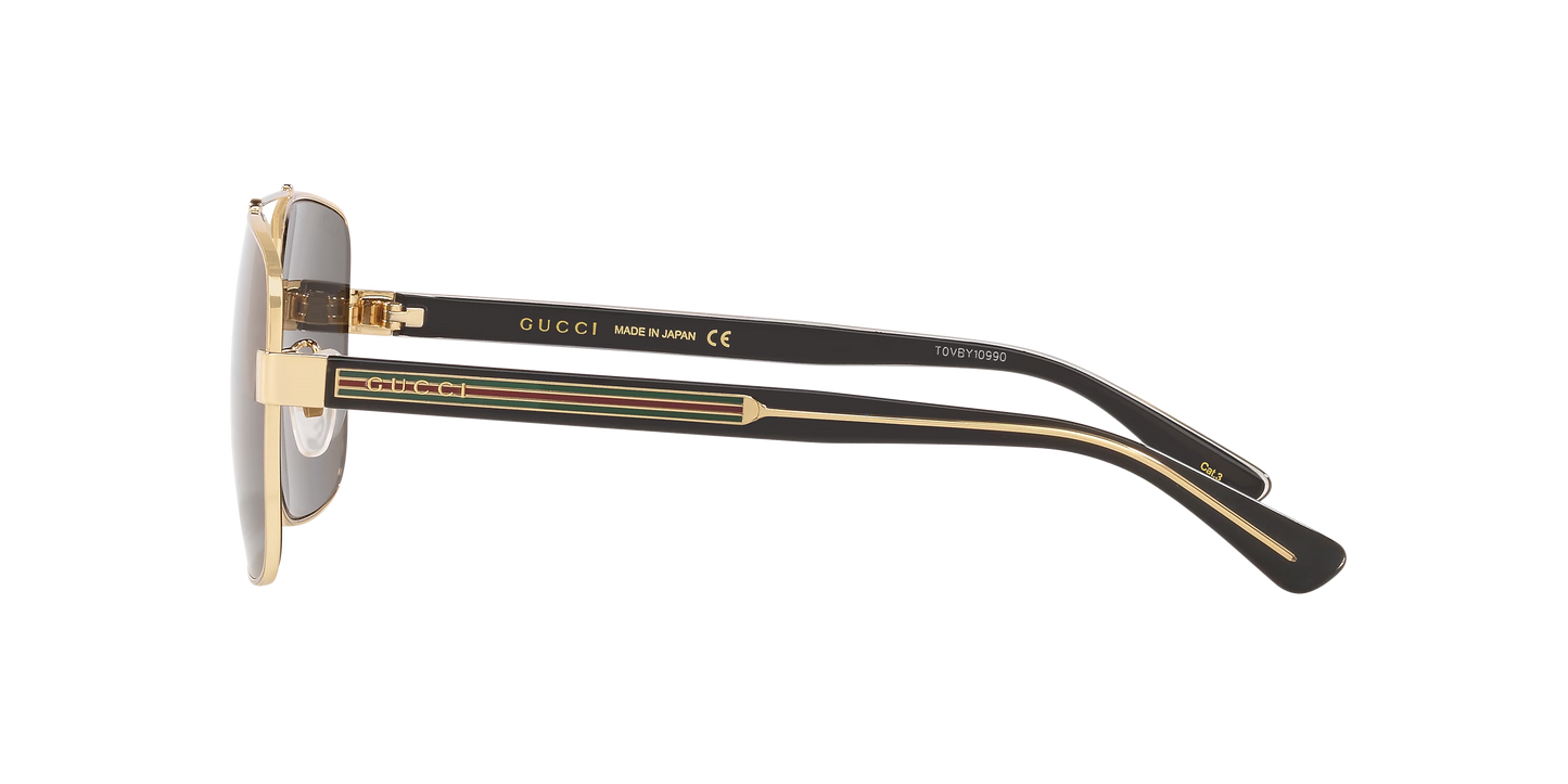 Gucci Gold-Grey Sunglasses | GUCCI GG0529S Gold-Grey