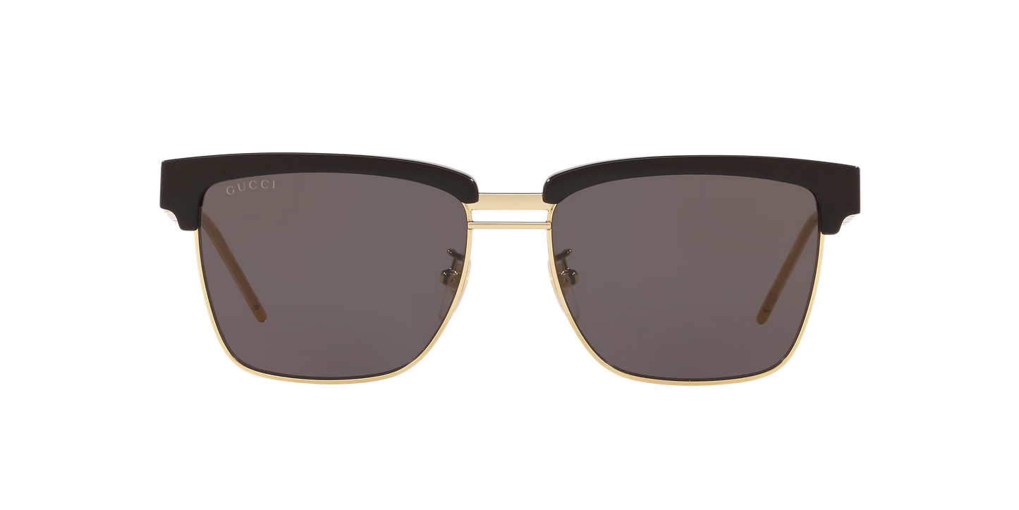 משקפי שמש של גוצ'י שחור-אפור | GUCCI GG0603S Black-Grey