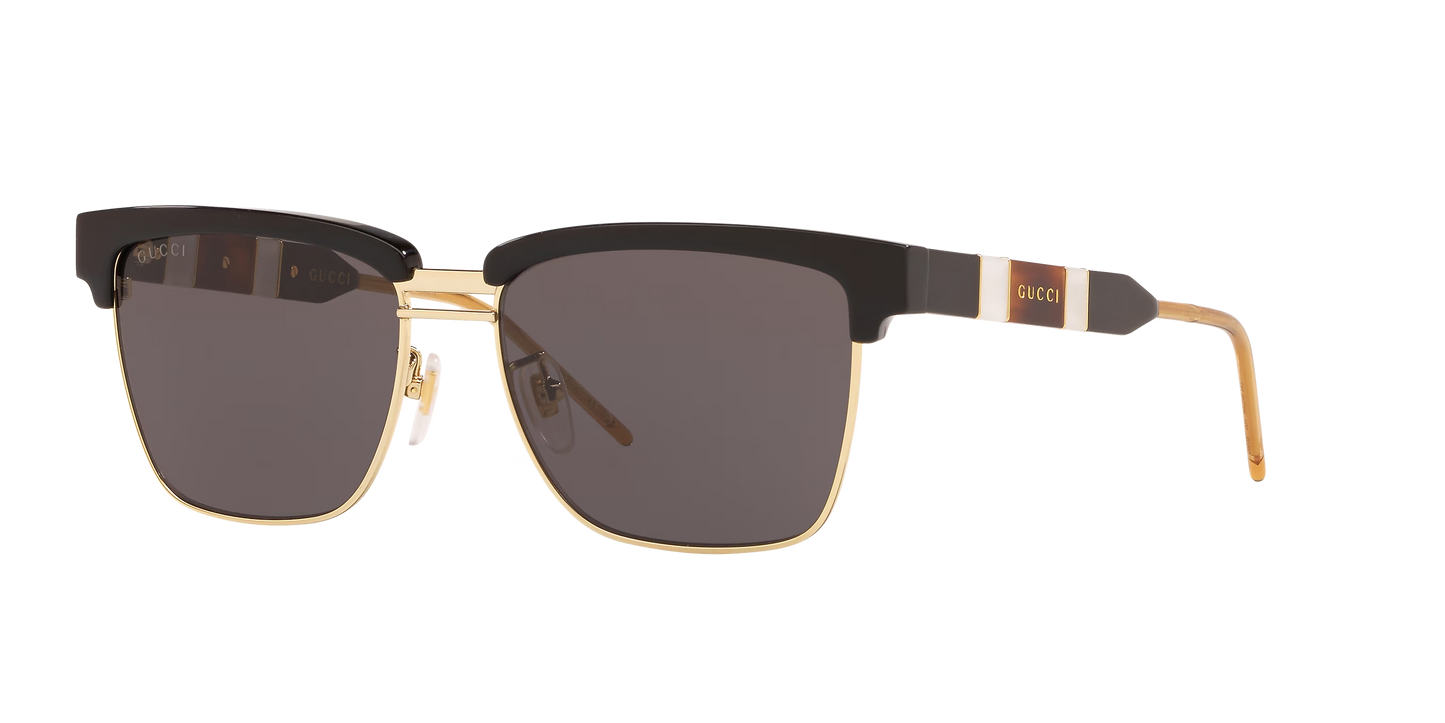 משקפי שמש של גוצ'י שחור-אפור | GUCCI GG0603S Black-Grey