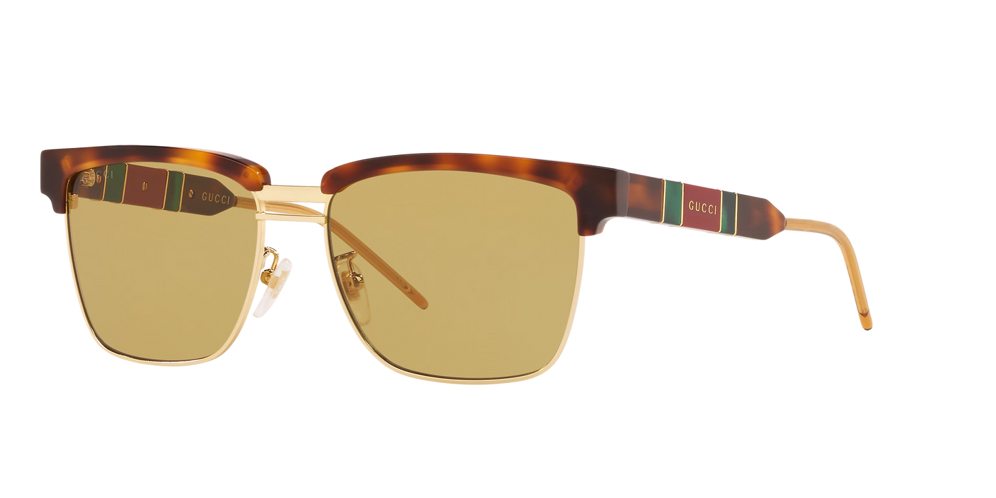 משקפי שמש של גוצ'י צב-צהוב | GUCCI GG0603S Tortoise-Yellow