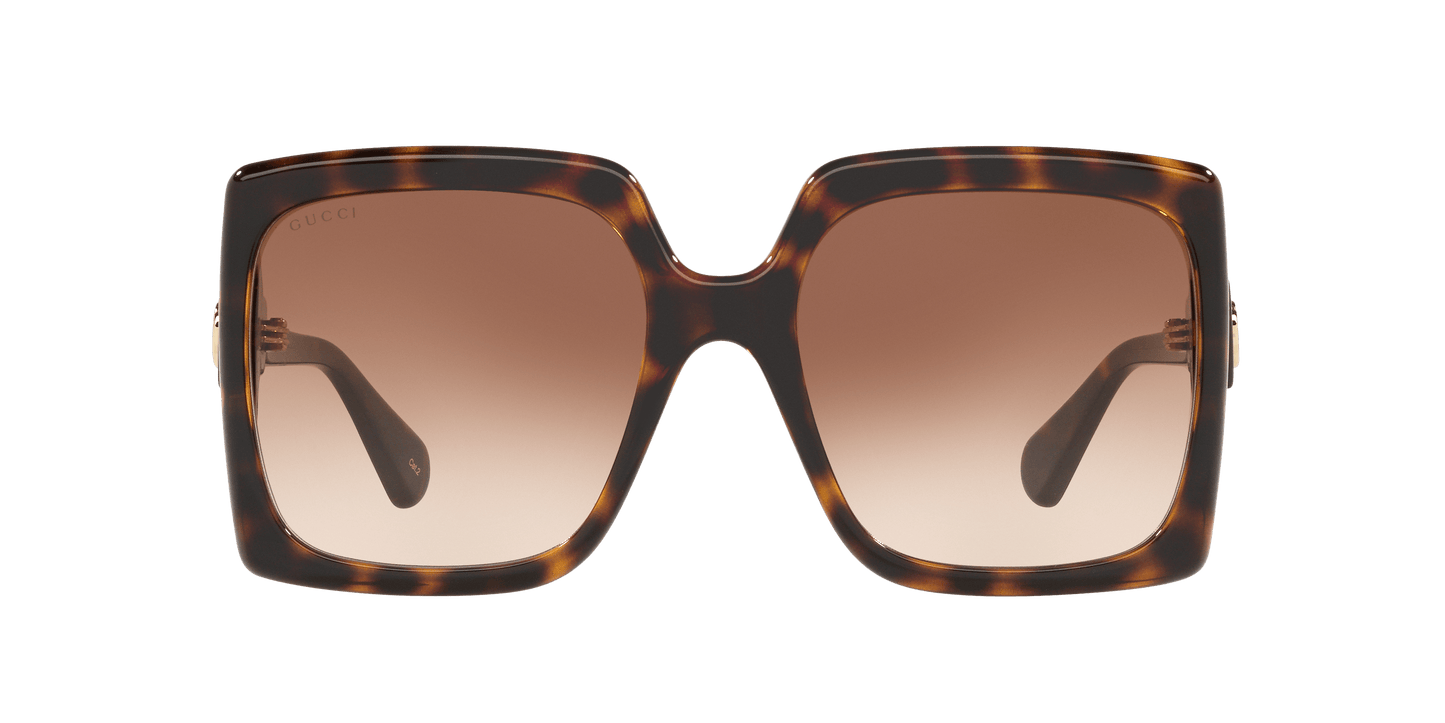 Gucci Tortoise-Brown Sunglasses | GUCCI GG0876S Tortoise-Brown