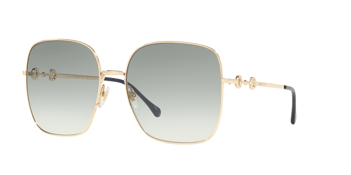 משקפי שמש של גוצ'י זהב-ירוק | GUCCI GG0879S Gold-Green