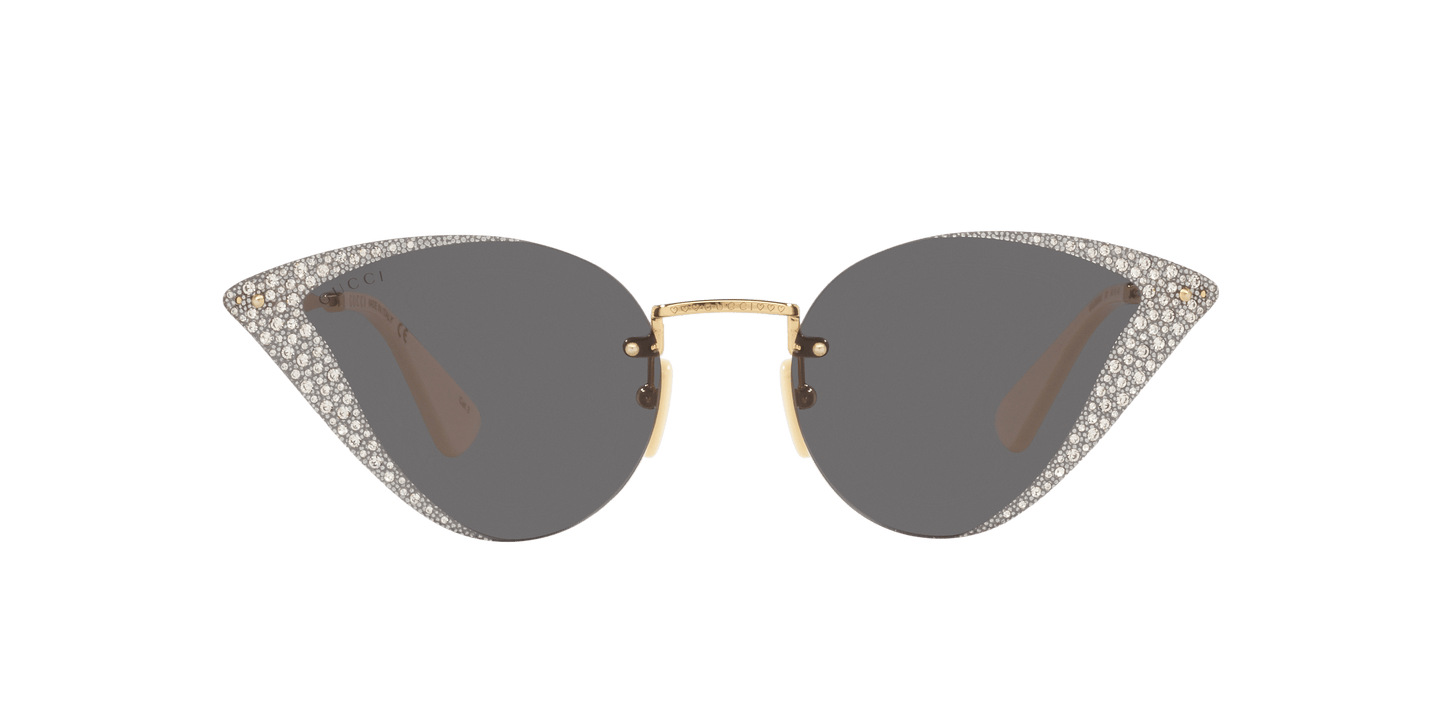 משקפי שמש של גוצ'י זהב-אפור | GUCCI GG0876S Gold-Grey