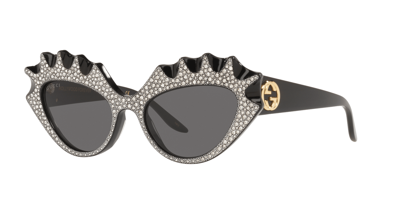 משקפי שמש של גוצ'י שחור-אפור | GUCCI GG0876S Black-Grey