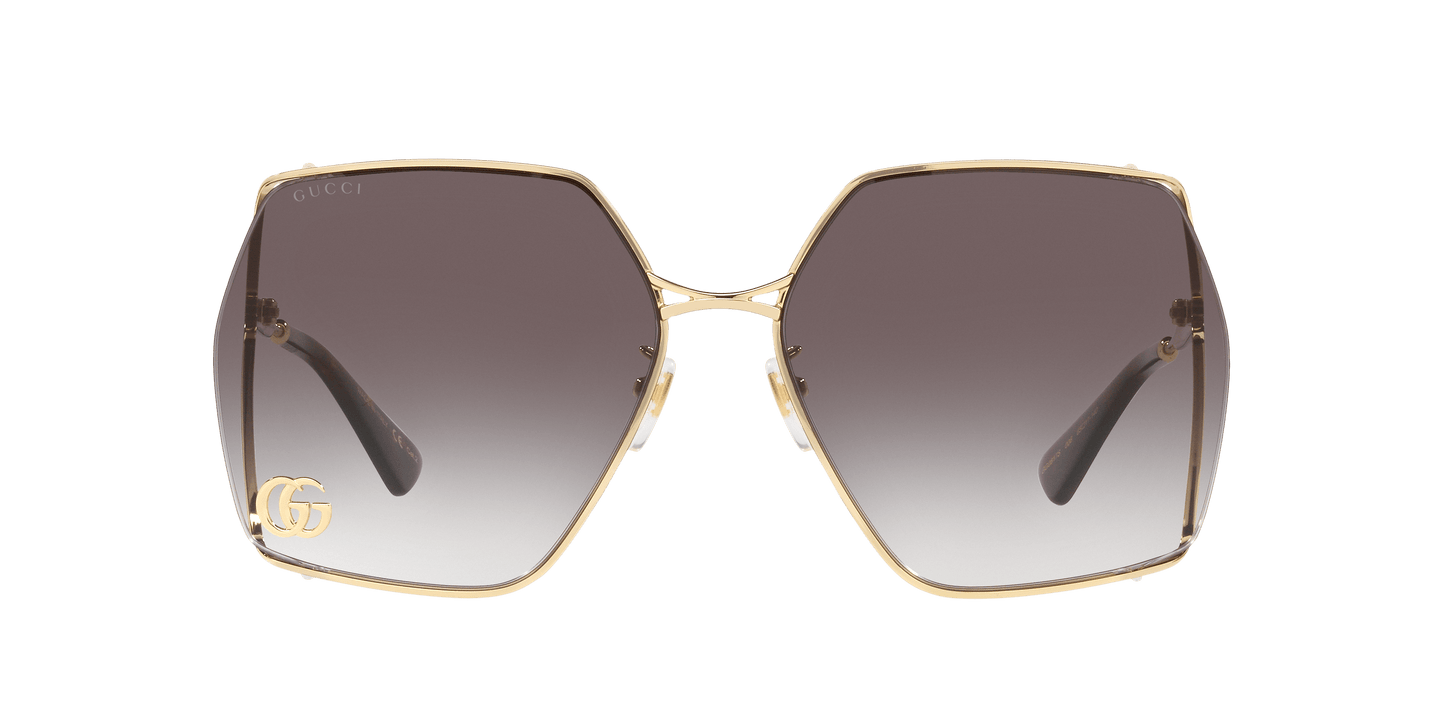 Gucci Yellow-Grey Sunglasses | GUCCI GG0817S Yellow-Grey
