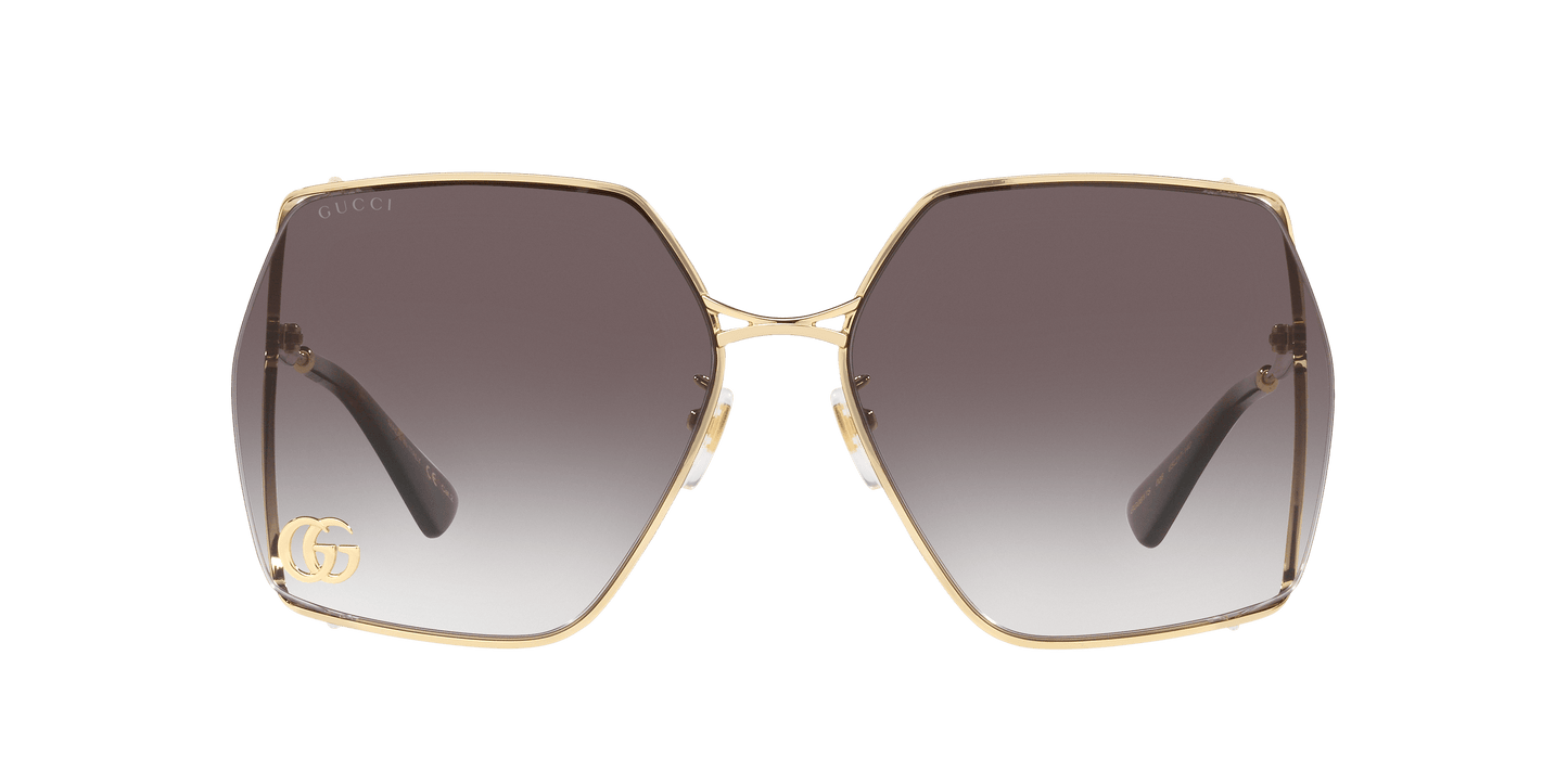 Gucci Yellow-Grey Sunglasses | GUCCI GG0817S Yellow-Grey