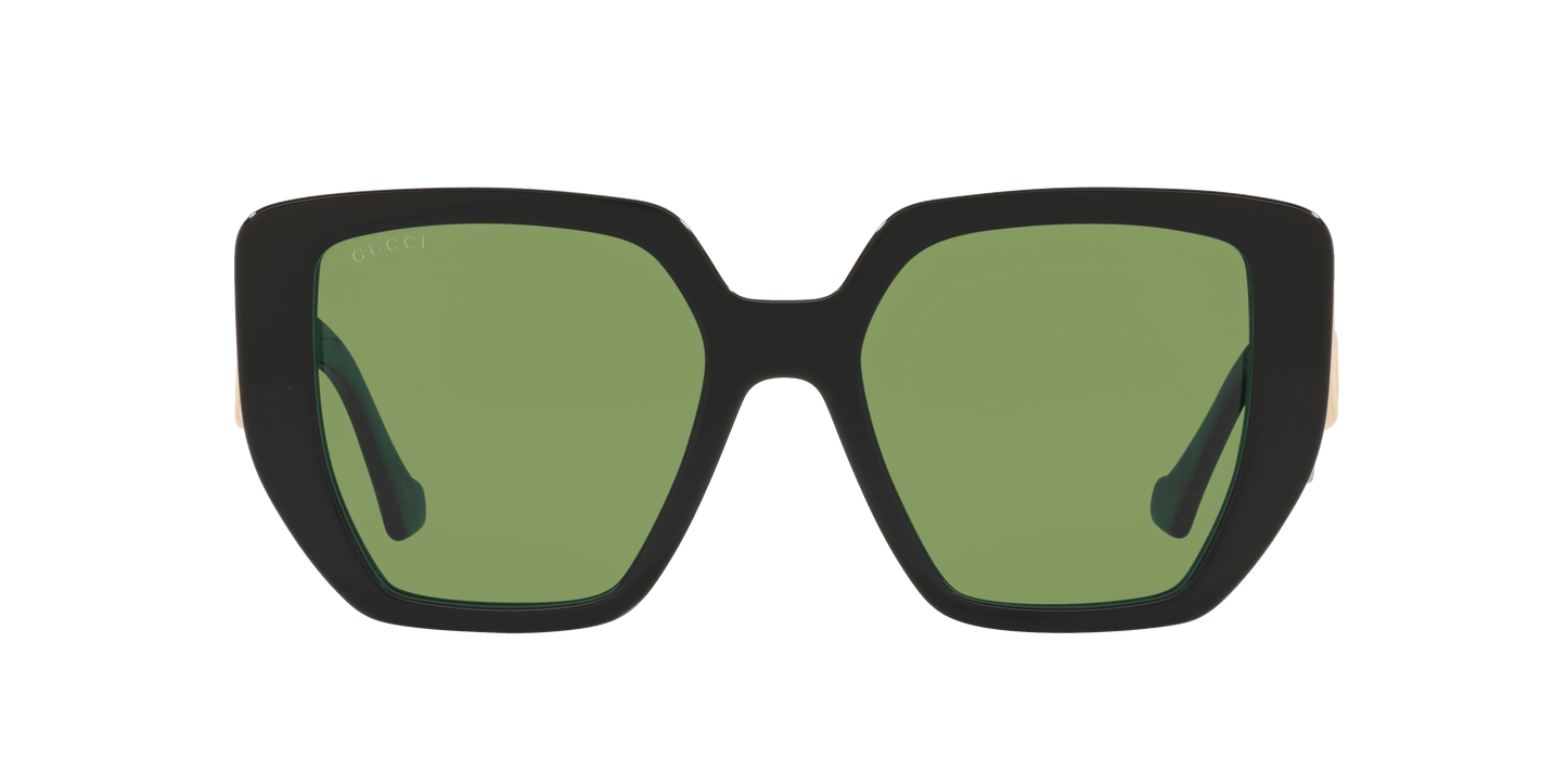 משקפי שמש של גוצ'י שחור-ירוק | GUCCI GG0956S Black-Green