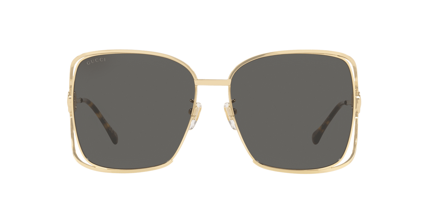 משקפי שמש של גוצ'י זהב-אפור | GUCCI GG1020S Gold-Grey