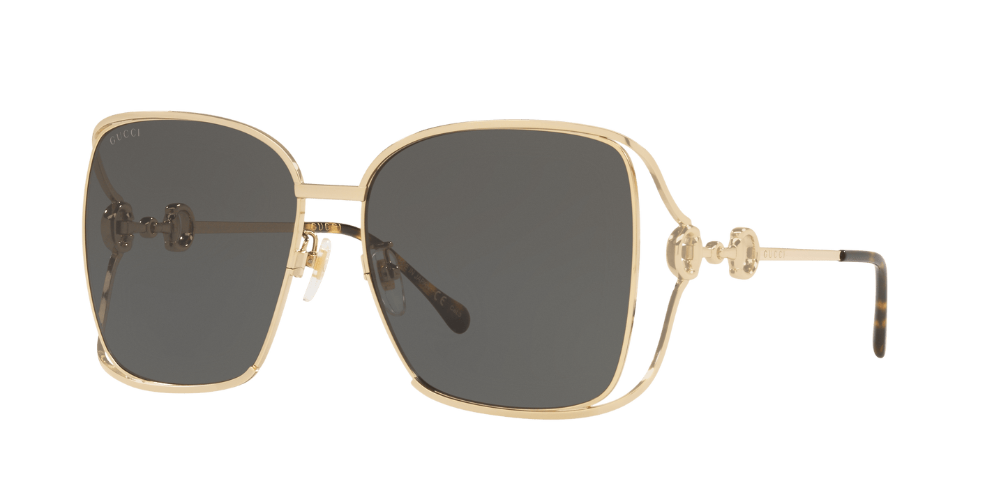 משקפי שמש של גוצ'י זהב-אפור | GUCCI GG1020S Gold-Grey
