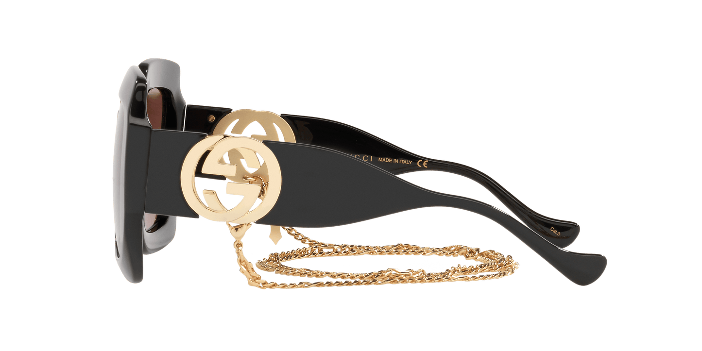Gucci Sunglasses Black-Brown | GUCCI GG1022S Black-Brown