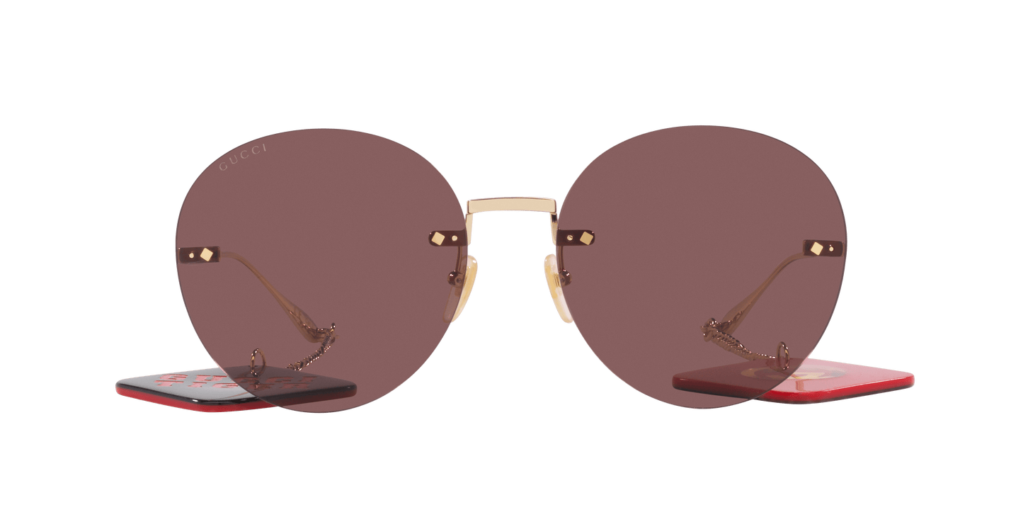 Gucci Sunglasses Gold-Brown | GUCCI GG1149S CNY Edition Gold-Brown