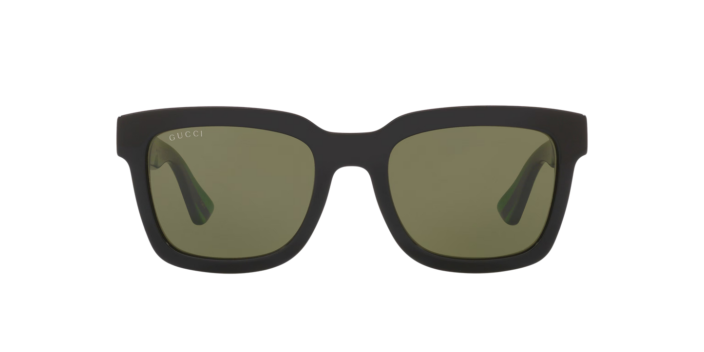 משקפי שמש של גוצ'י שחור-ירוק | GUCCI GG0001SN Black-Green