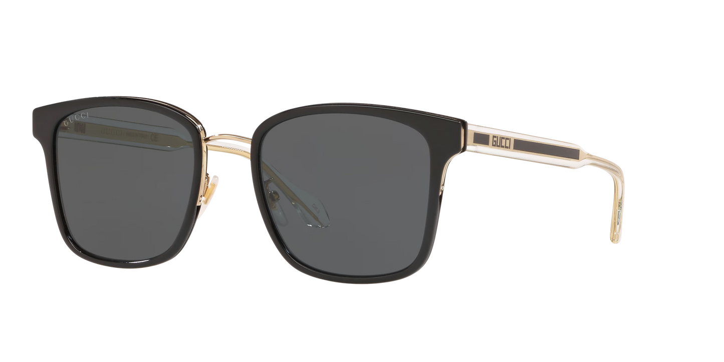 משקפי שמש של גוצ'י שחור-שקוף | GUCCI GG0563SKN Black-Transparent