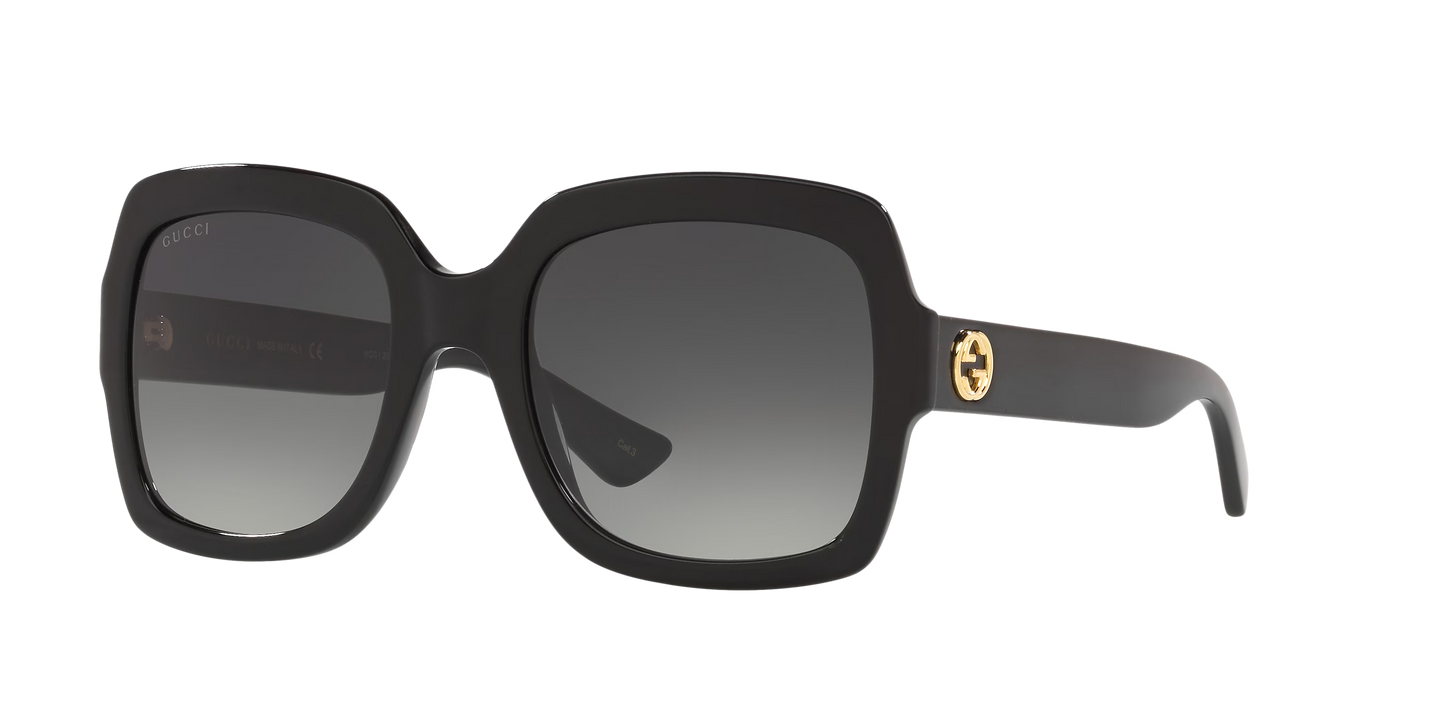 משקפי שמש של גוצ'י שחור-שחור | GUCCI GG0036SN Black-Black
