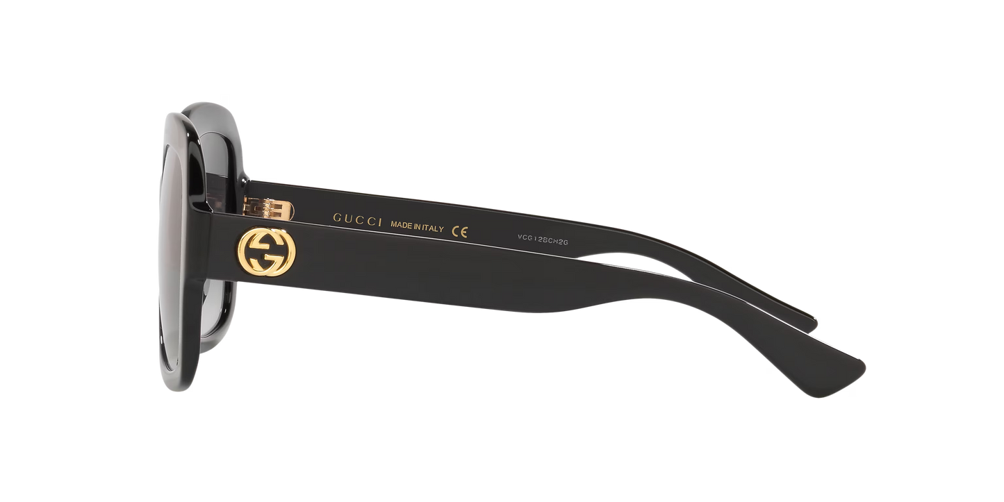 משקפי שמש של גוצ'י שחור-שחור | GUCCI GG0036SN Black-Black