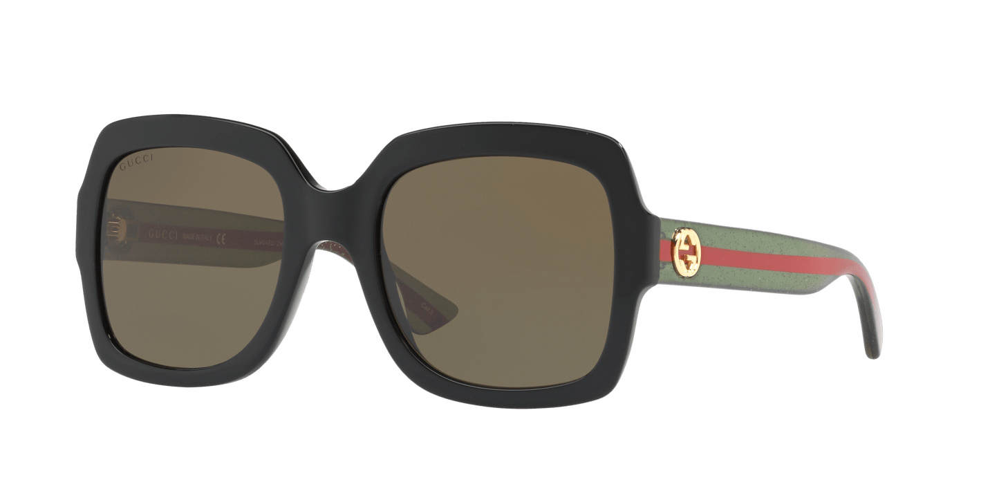 Gucci Sunglasses Black-Green | GUCCI GG0036SN Black-Green