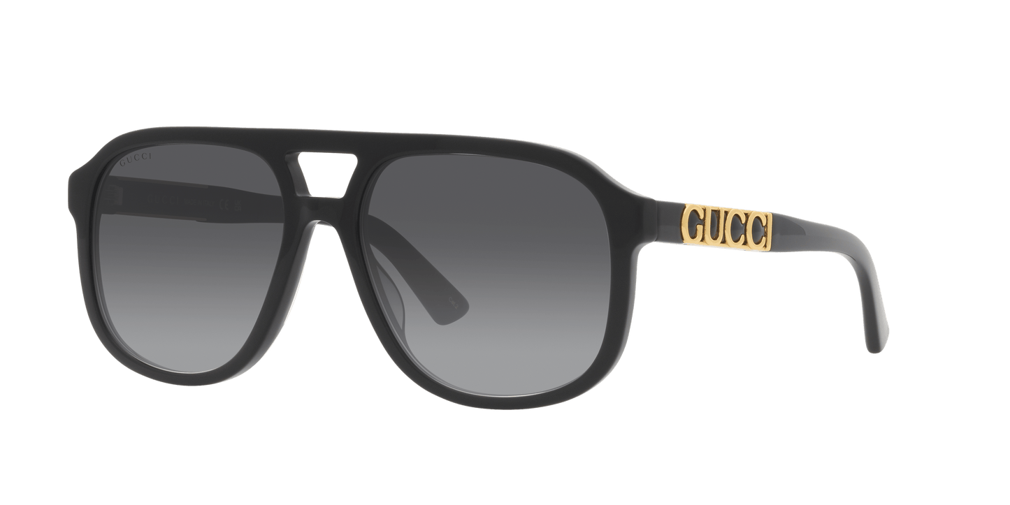 משקפי שמש של גוצ'י שחור-אפור | GUCCI GG1188S Black-Grey