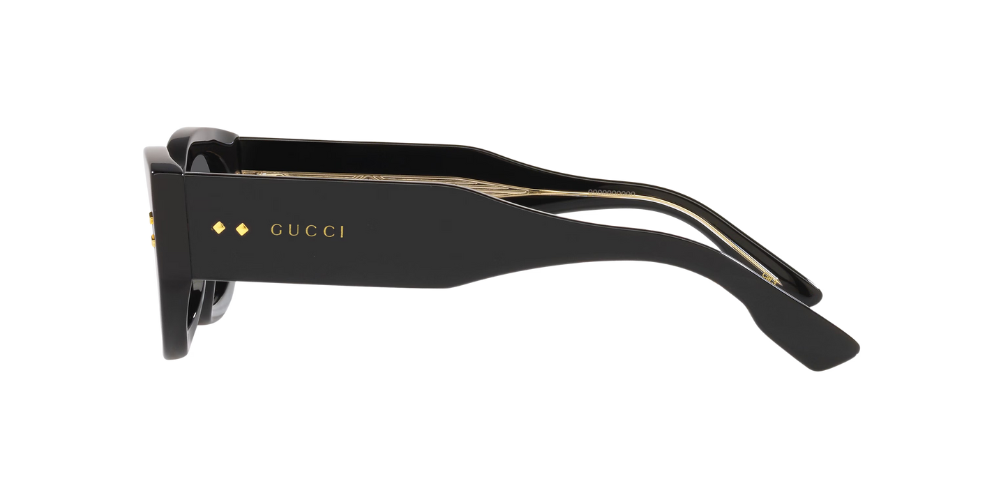 Gucci Sunglasses Black-Grey | GUCCI GG1215S Black-Grey