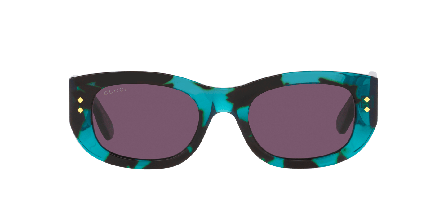 משקפי שמש של גוצ'י טורקיז-ויולט | GUCCI GG1215S Turquoise-Violet
