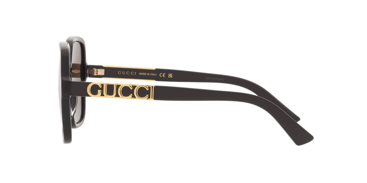 משקפי שמש של גוצ'י שחור-חום | GUCCI GG1189S Black-Brown