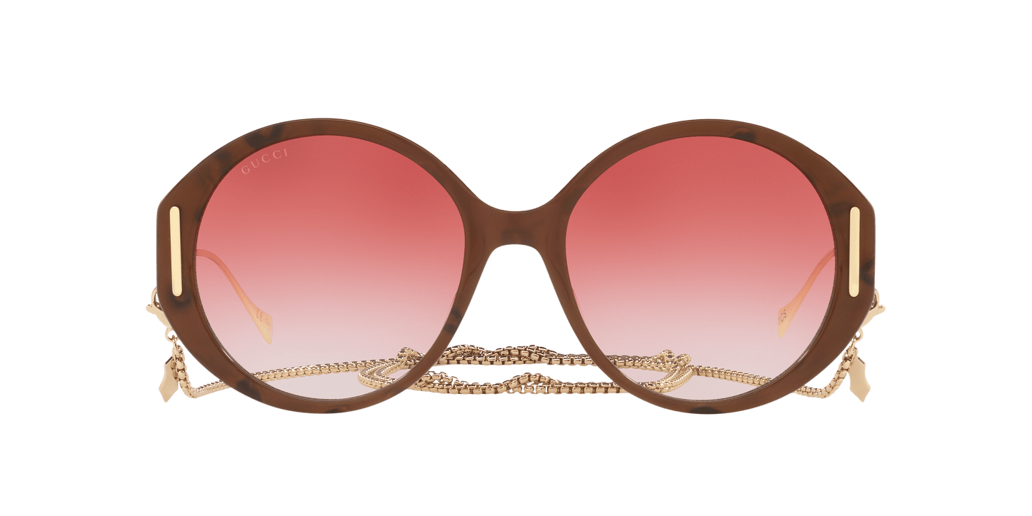 Gucci Brown-Red Sunglasses | GUCCI GG1202S Brown-Red