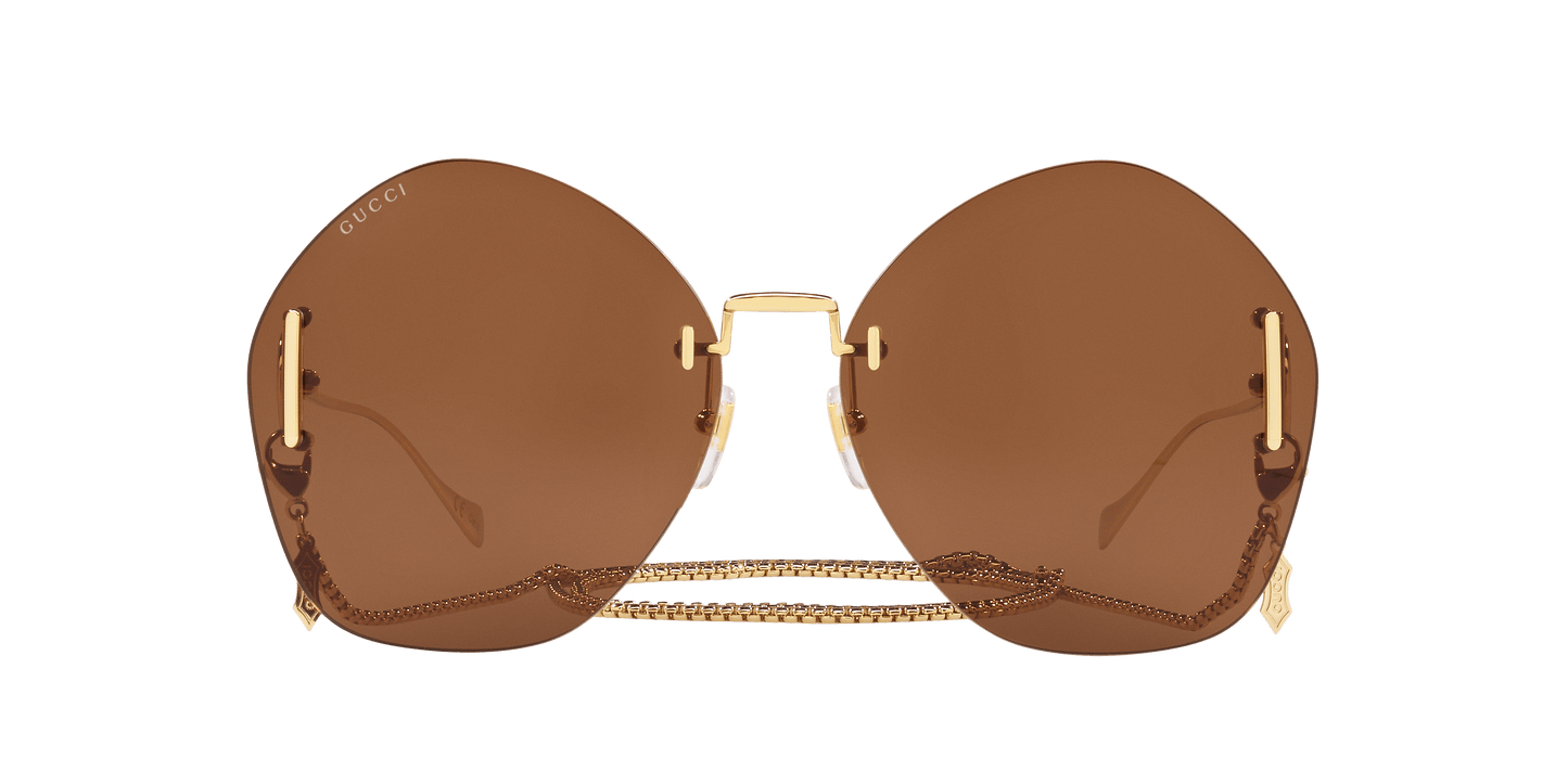Gucci Sunglasses Gold-Brown | GUCCI GG1203S Gold-Brown